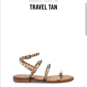 Steve Madden Travel Tan Sandals